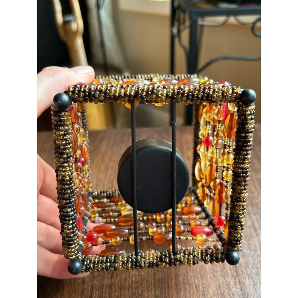 Pier one beaded votive candle holder